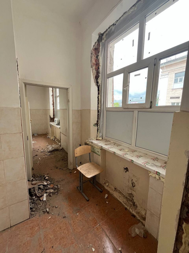 В лицее имени Шпагина идут масштабные ремонтные работы