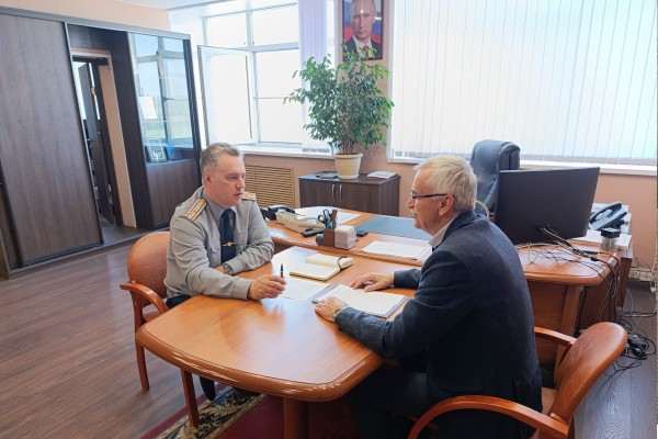Начальник УФСИН России по Костромской области Максим Минчев провел рабочую встречу с Уполномоченным по правам человека в регионе