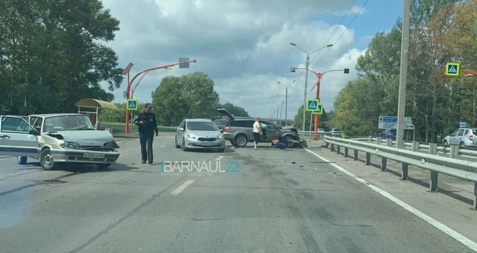 Дтп в барнауле сегодня на павловском тракте фото