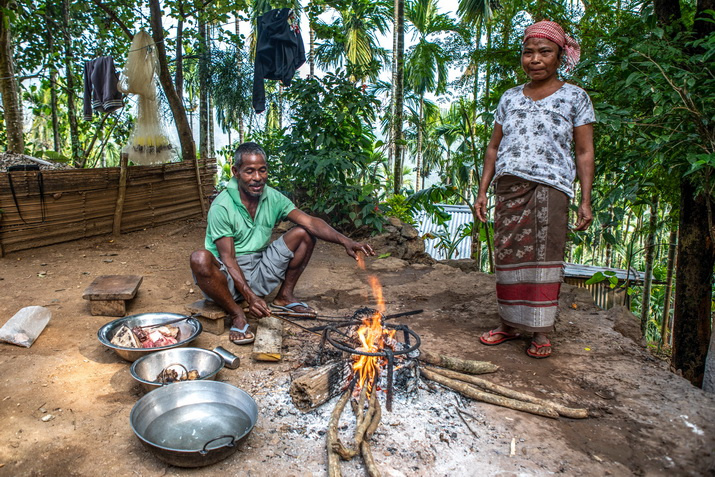 В гостях у племени в долине реки Сиджу, штат Мегхалая. Фото: Леонид Круглов