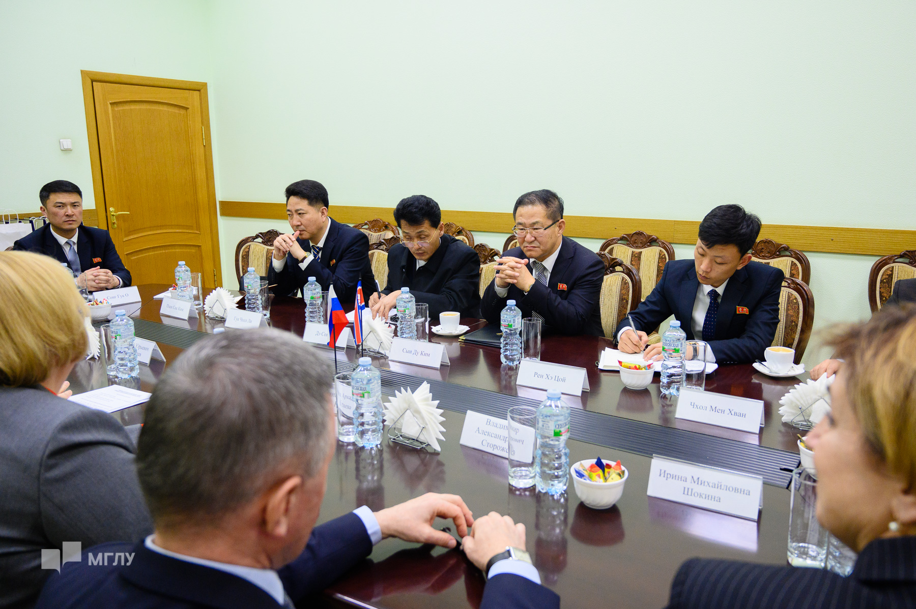 Визит делегации Министерства образования КНДР в МГЛУ
