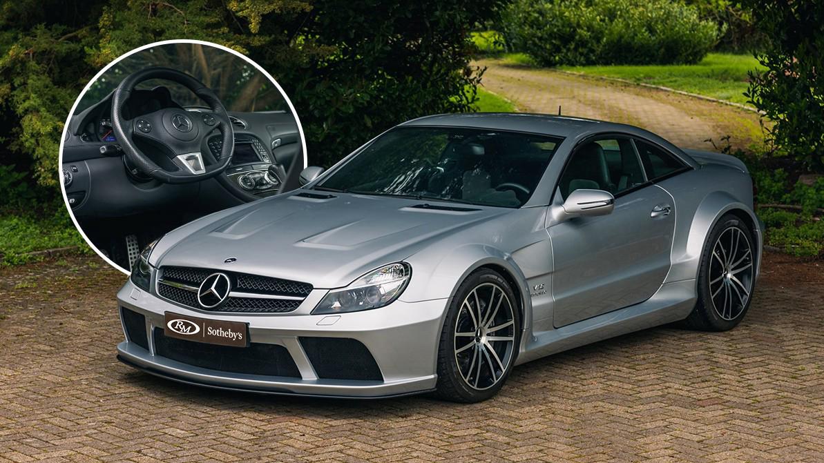 Red Mercedes Benz sl65 AMG