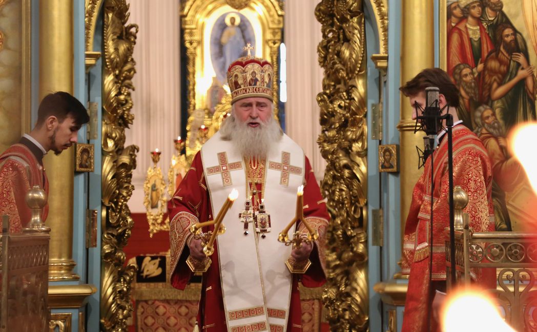 В седмицу 4-ю по Пасхе председатель Синодального отдела по монастырям и монашеству совершил Литургию в Ново-Иерусалимском ставропигиальном монастыре
