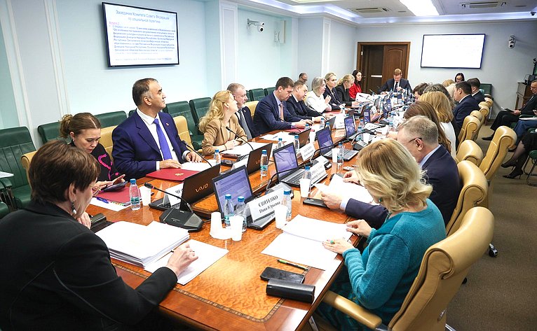 Заседание Комитета Совета Федерации по социальной политике