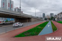 На асфальте также появилась специальная разметка