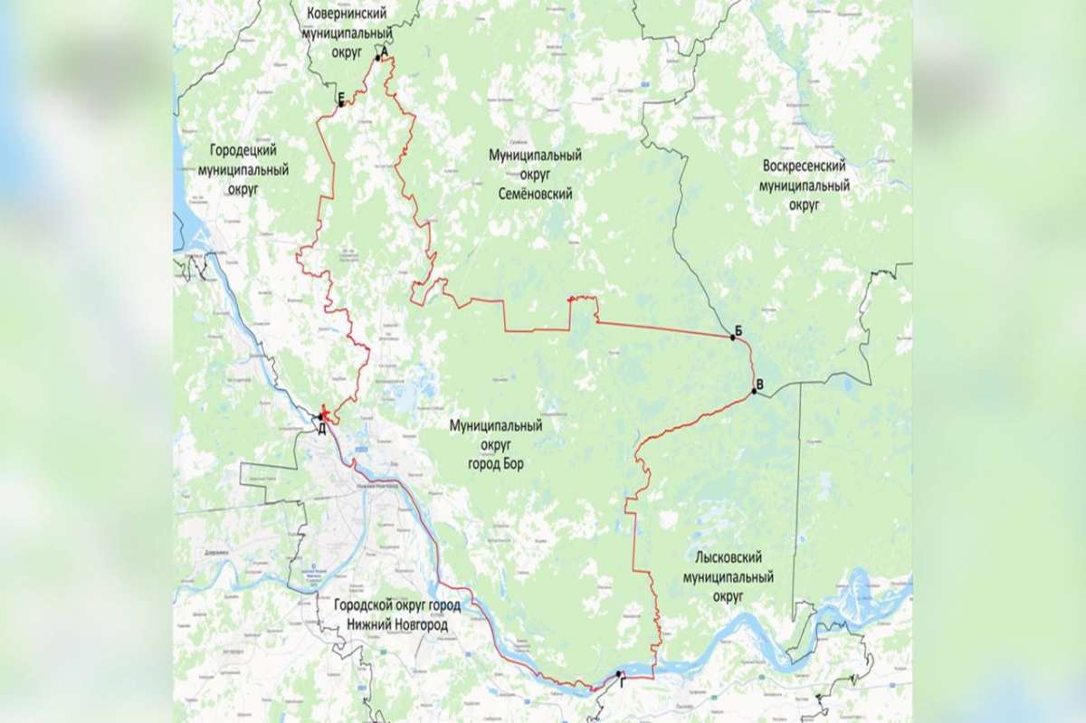 Границы Борского округа планируют изменить в Нижегородской области