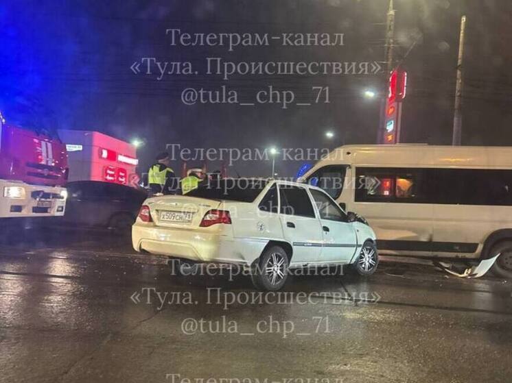 В Туле на месте ДТП, где погибли 6 человек, произошла новая авария с маршруткой