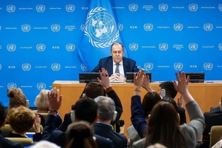 Выступление и ответы на вопросы СМИ Министра иностранных дел РФ С.В.Лаврова в ходе пресс-конференции по итогам заседания Совета Безопасности ООН