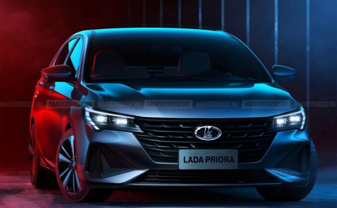 В интернете появились изображения возрожденной Lada Priora 2022-2023 года