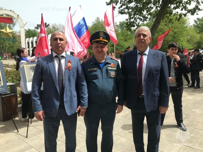 В Махачкале прошла всероссийская акция «Вахта памяти»