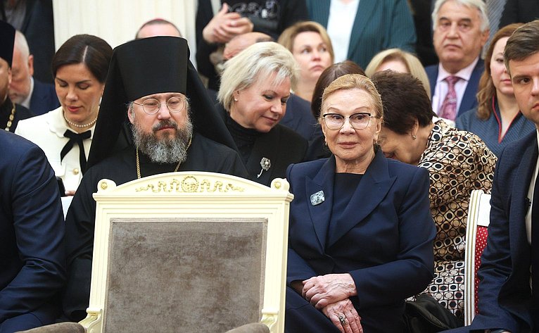 Церемония вручения знаков отличия «Почетный гражданин Санкт-Петербурга» в Мариинском дворце