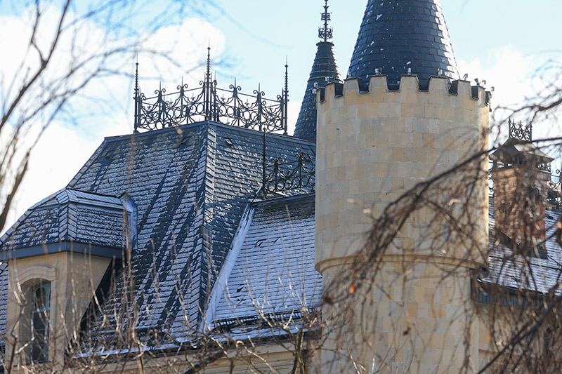 Замок Аллы Пугачевой и Максима Галкина в деревне Грязь