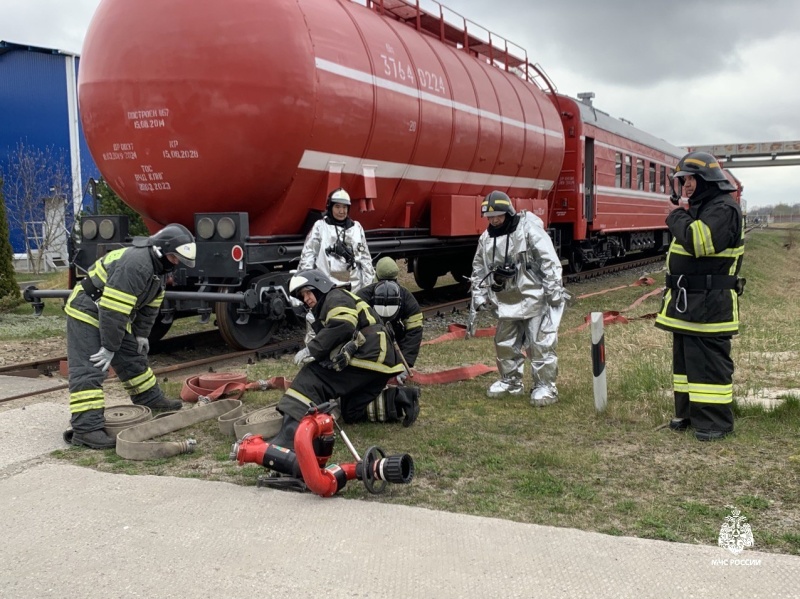 На ТЭЦ-2 прошли масштабные учения пожарных