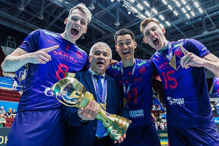 Волейболисты казанского «Зенита» сохранили чемпионскую корону