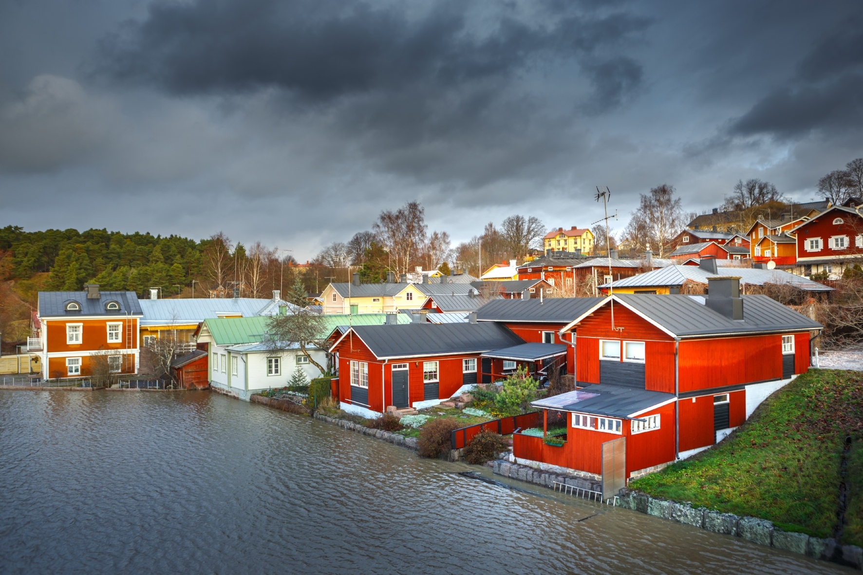 Порвоо — красные Амбары. Куопио Финляндия фото. Финляндия и Япония. Red House in Finland.