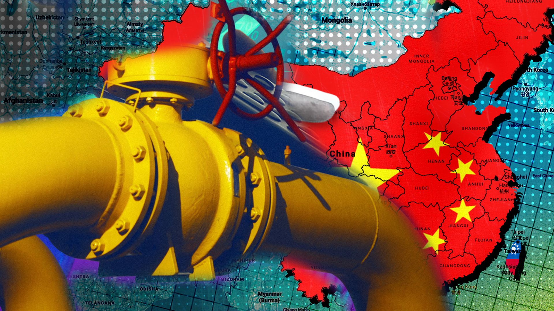 газ для китая