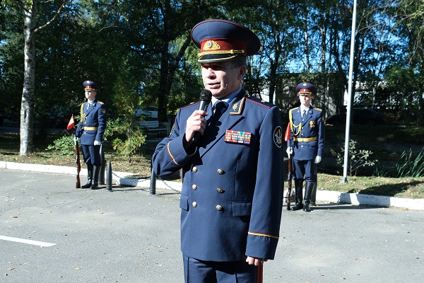 В отделе специального назначения «Тайфун» ГУФСИН России по г. Санкт-Петербургу и Ленинградской области почтили память погибших при выполнении служебных обязанностей сотрудников уголовно-исполнительной системы Российской Федерации 