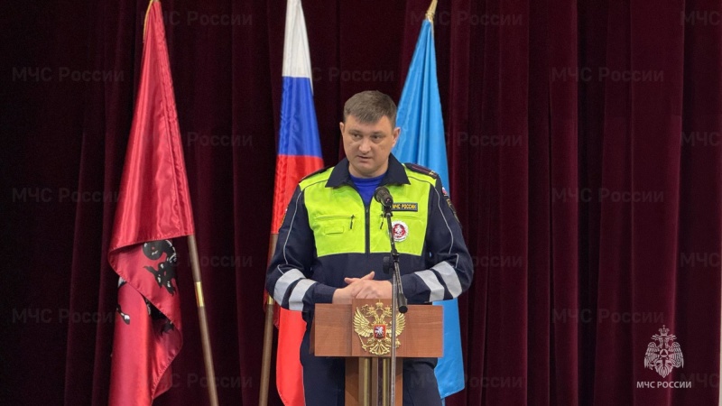 В столичном Главке МЧС России прошли занятия по профилактике дорожно-транспортных происшествий