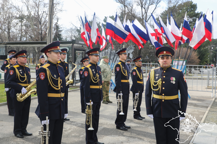 Росгвардия присоединилась к празднованию 12-летия воссоединения Крыма с Россией