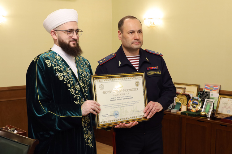 Начальник Управления Росгвардии по Республике Татарстан и Муфтий Татарстана обсудили планы по взаимодействию