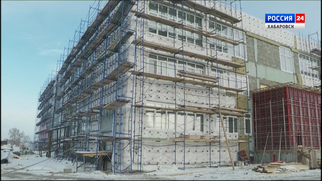 В школе микрорайона «Парус» Комсомольска-на-Амуре завершается первый год реконструкции