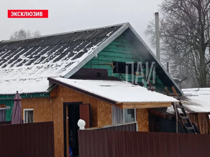 Пожарные ликвидировали возгорание жилого дома в Опочке (ФОТО)