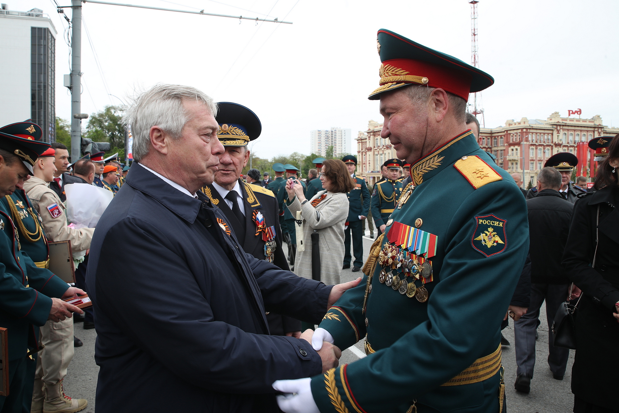 Парад войск Ростовского-на-Дону гарнизона, посвященный 78-й годовщине Победы в Великой Отечественной войне 1941-1945 годов