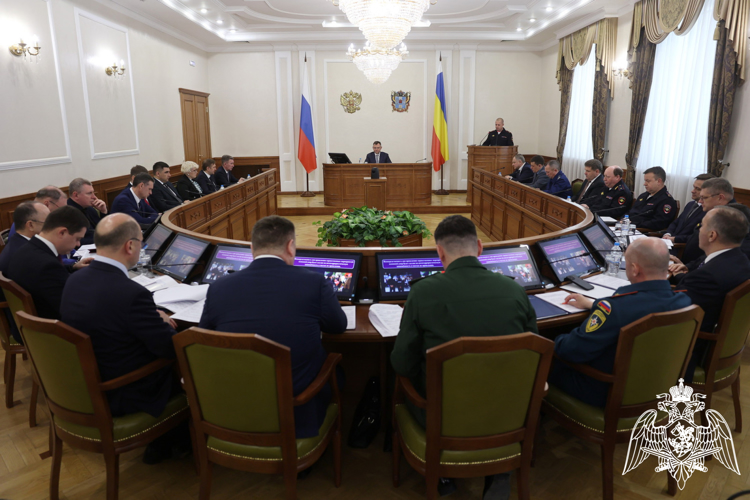Заседание антитеррористической комиссии Дона состоялось при участии Росгвардии