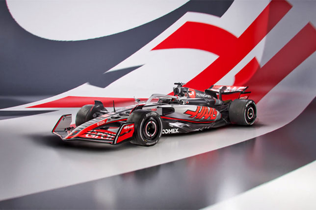 Раскраска машины Haas на Гран При Канады