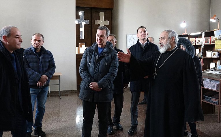 Первый заместитель Председателя СФ Андрей Яцкин и председатель Комитета СФ по аграрно-продовольственной политике и природопользованию Александром Двойных посетили Ростовскую область