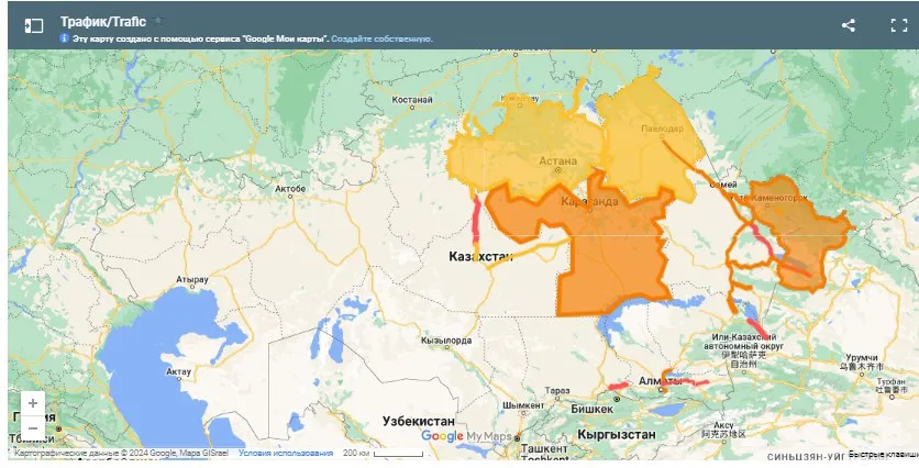 В Казахстане ограничено движение на автодорогах в 12 областях 2774200 - Kapital.kz 