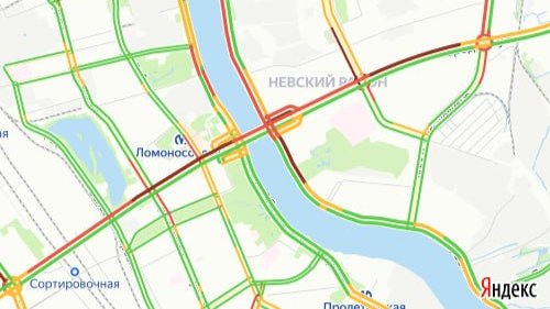 Скриншот: «Яндекс.пробки»