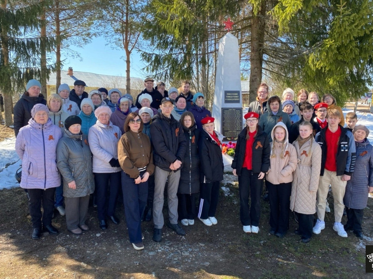 Памятник погибшим участника войны отреставрировали в Тотемском округе