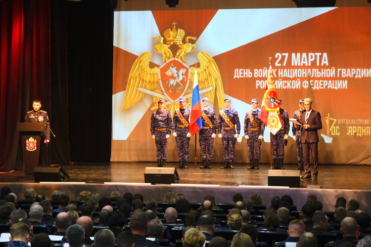 В Калининграде состоялось торжественное мероприятие в честь Дня образования войск национальной гвардии (видео)