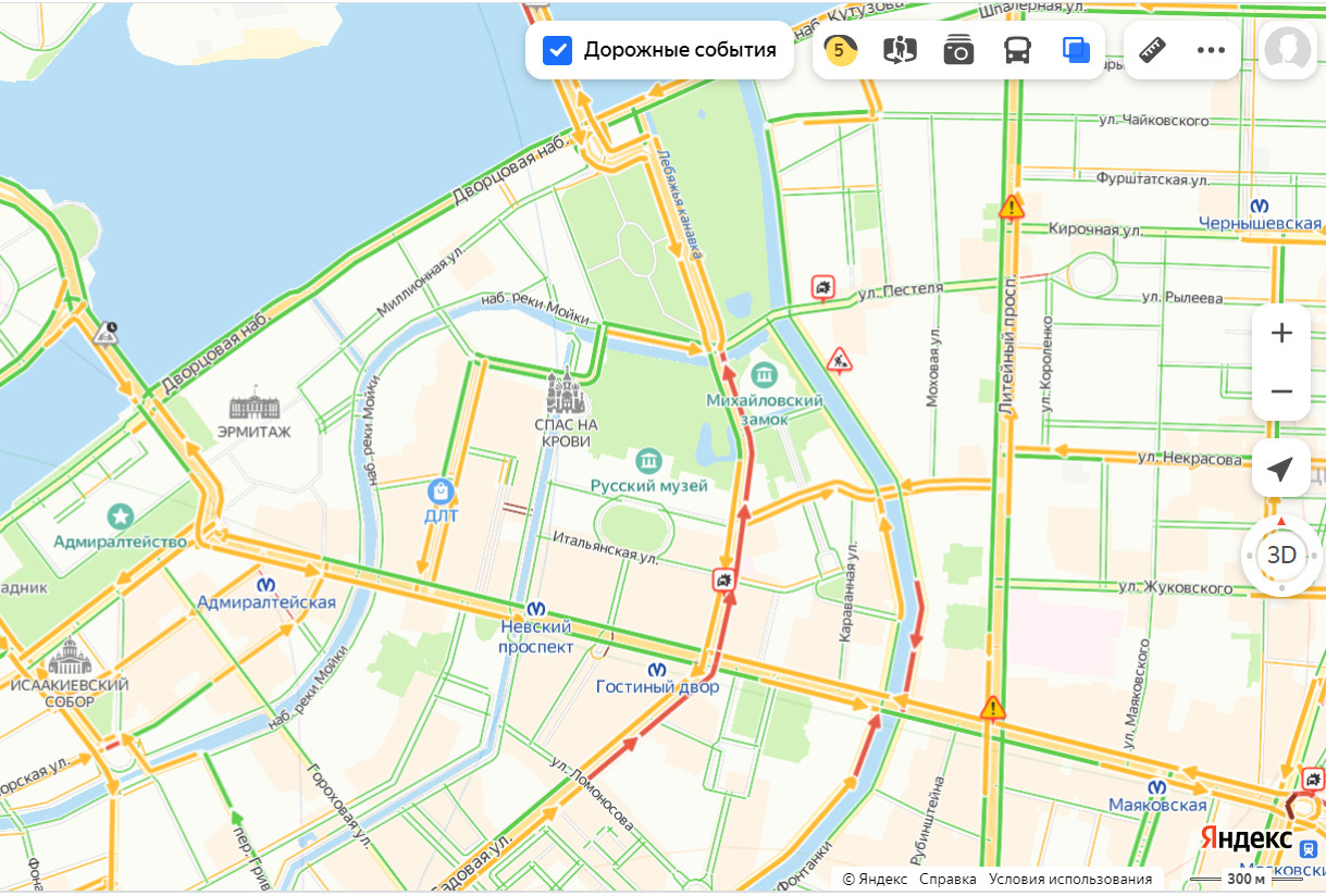 Проспект славы санкт петербург на карте. Пробки СПБ.