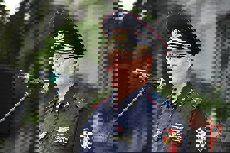 Начальник Управления Росгвардии по Омской области принял участи в церемонии открытия мемориальной доски сотрудников органов внутренних дел – участников Великой Отечественной войны и тружеников тыла