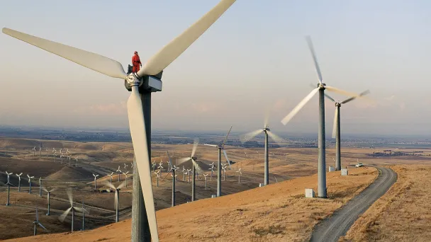 Ветрогенераторация в Алтамонт-Пасс, Калифорния, США (Фото Getty Images)