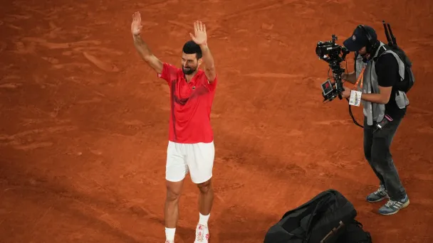 Сербский теннисист Новак Джокович (Фото Christophe Ena / AP / TASS)