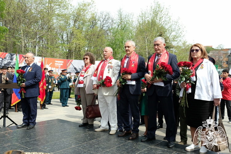 В Дагестане росгвардейцы приняли участие в акции «Вахта памяти»