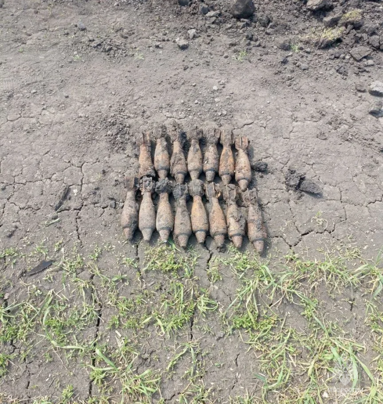 В Ровеньском округе найдены и ликвидированы боеприпасы времён Великой Отечественной войны