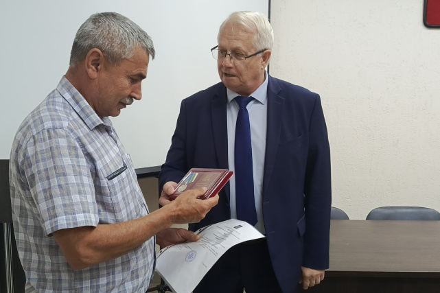 Работнику Управления Портнягину И.В. вручена медаль Республики Коми «За верность долгу»