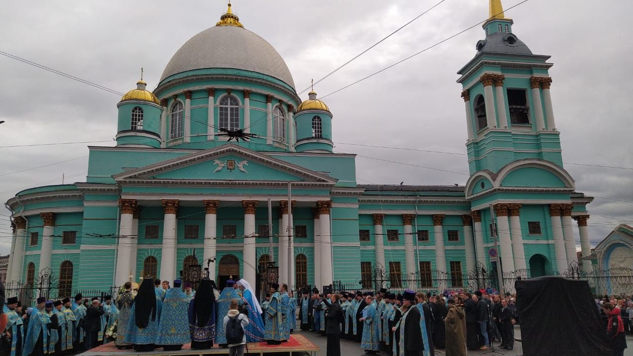 Рисунок Знаменского собора в Курске