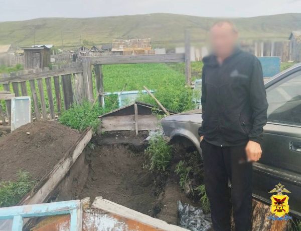 Житель Забайкалья закопал украденный мотоцикл на огороде