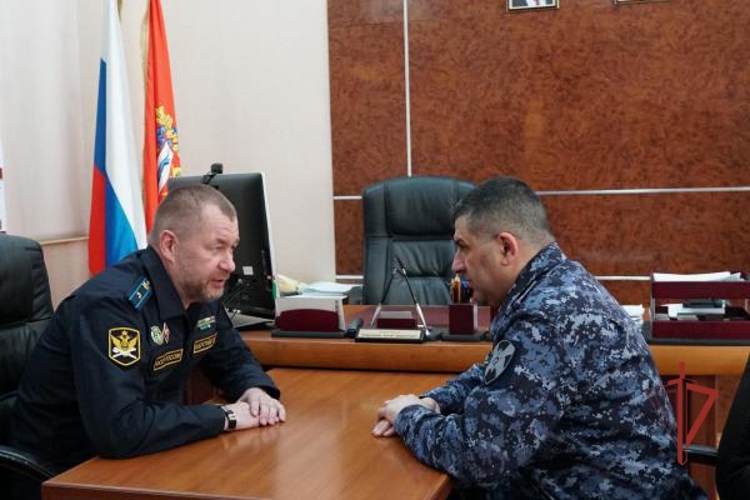 Начальник Управления Росгвардии по Оренбургской области провел рабочую встречу с руководителем Главного управления Федеральной службы судебных приставов по Оренбургской области