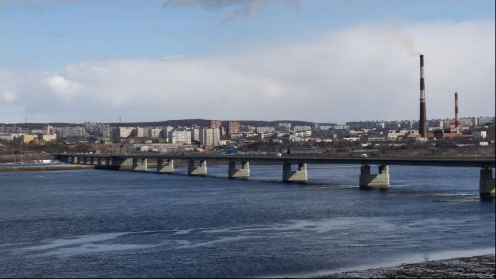 мост через кольский залив в мурманске