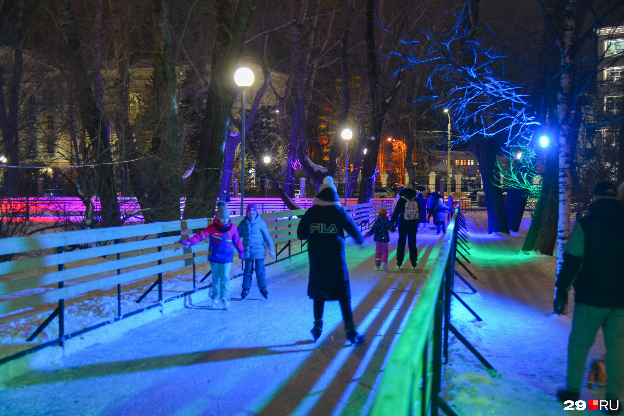 каток в петровском парке