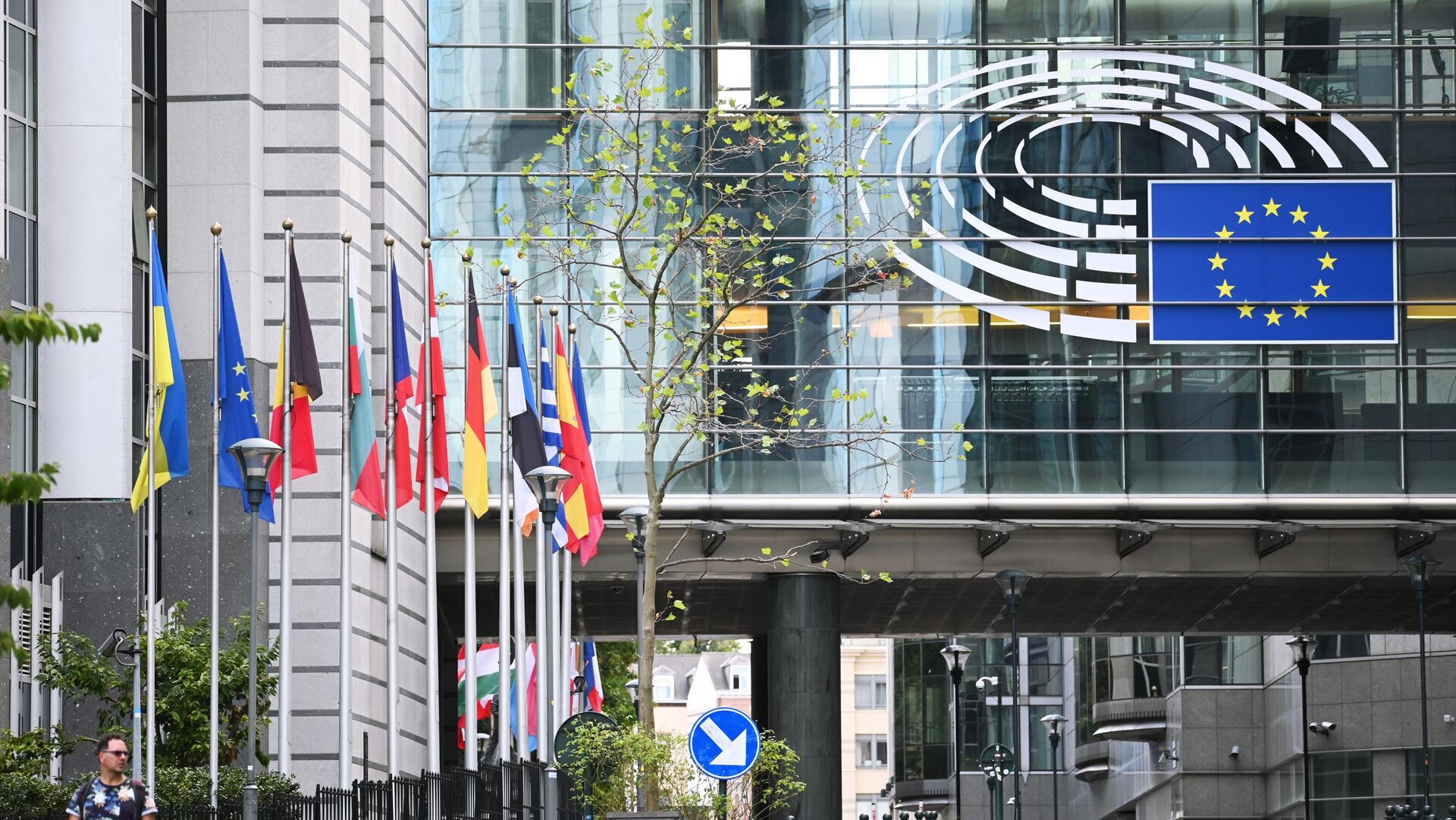 Здание штаб-квартиры Европейского парламента в Брюсселе - Sputnik Грузия, 1920, 14.05.2026