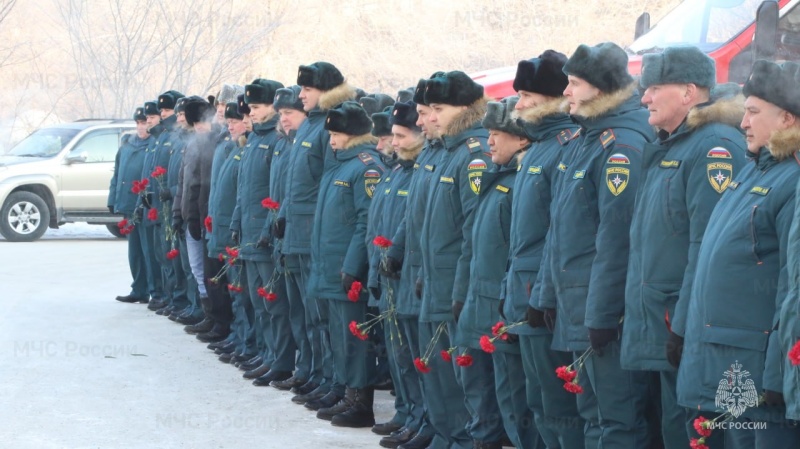 Обновлённый барельеф в память пожарным, погибшим при исполнении долга, открыли в Чите