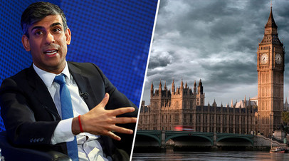 Премьер Риши Сунак и Вестминстерский дворец
