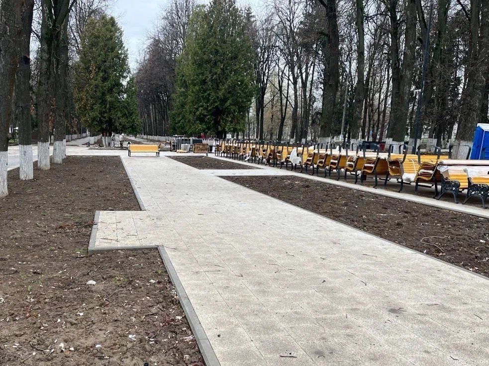 В Коломне завершается реконструкция парка Мира